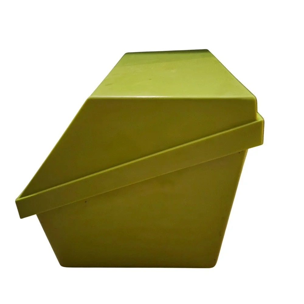 Vintage Betty Crocker Recipe Card Holder Green Step by Step Recipes Box BOX ONLY
